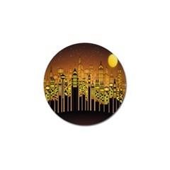 Buildings Skyscrapers City Golf Ball Marker (4 Pack) by Nexatart