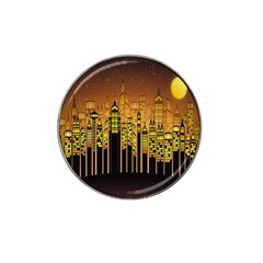 Buildings Skyscrapers City Hat Clip Ball Marker (10 Pack) by Nexatart