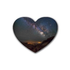 Fairyland Canyon Utah Park Rubber Coaster (heart)  by Nexatart