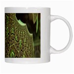 Fractal Complexity 3d Dimensional White Mugs Right