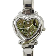 Fractal Complexity 3d Dimensional Heart Italian Charm Watch