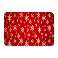 Christmas Snow Flake Pattern Plate Mats by Nexatart