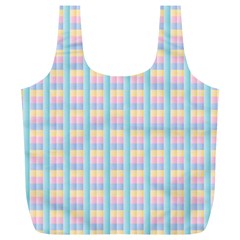 Grid Squares Texture Pattern Full Print Recycle Bags (l)  by Nexatart