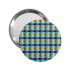 Pattern Grid Squares Texture 2 25  Handbag Mirrors by Nexatart