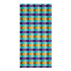 Pattern Grid Squares Texture Shower Curtain 36  X 72  (stall) 