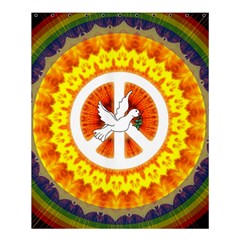 Peace Art Artwork Love Dove Shower Curtain 60  X 72  (medium)  by Nexatart