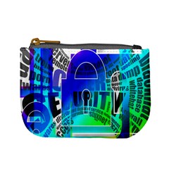 Security Castle Sure Padlock Mini Coin Purses by Nexatart