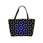 Star Christmas Yellow Shoulder Handbags Back