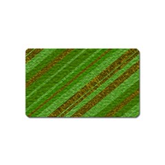 Stripes Course Texture Background Magnet (name Card) by Nexatart