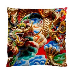 Thailand Bangkok Temple Roof Asia Standard Cushion Case (one Side) by Nexatart