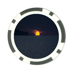 Sunset Ocean Azores Portugal Sol Poker Chip Card Guard (10 Pack) by Nexatart