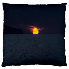 Sunset Ocean Azores Portugal Sol Standard Flano Cushion Case (two Sides) by Nexatart