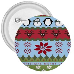 Ugly Christmas Xmas 3  Buttons