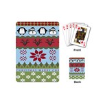 Ugly Christmas Xmas Playing Cards (Mini)  Back