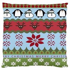 Ugly Christmas Xmas Standard Flano Cushion Case (one Side) by Nexatart