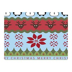 Ugly Christmas Xmas Double Sided Flano Blanket (Mini) 