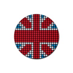 The Flag Of The Kingdom Of Great Britain Rubber Coaster (round)  by Nexatart