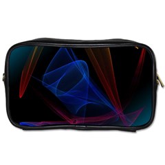 Lines Rays Background Light Pattern Toiletries Bags 2-side by Nexatart