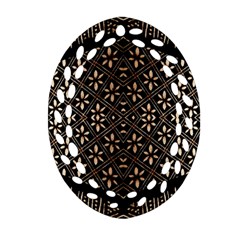 Art Background Fabric Ornament (oval Filigree)