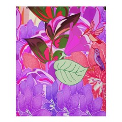 Abstract Flowers Digital Art Shower Curtain 60  X 72  (medium) 