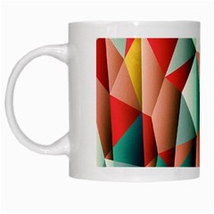 Abstracts Colour White Mugs