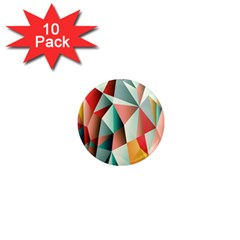 Abstracts Colour 1  Mini Magnet (10 pack) 