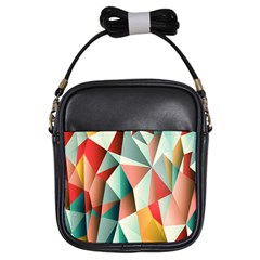 Abstracts Colour Girls Sling Bags