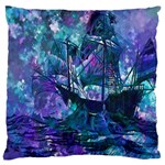 Abstract Ship Water Scape Ocean Large Cushion Case (Two Sides) Back