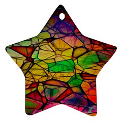 Abstract Squares Triangle Polygon Ornament (star) by Nexatart