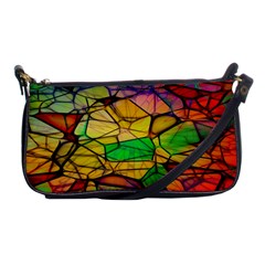 Abstract Squares Triangle Polygon Shoulder Clutch Bags by Nexatart