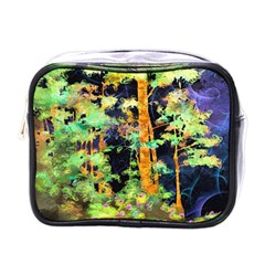 Abstract Trees Flowers Landscape Mini Toiletries Bags