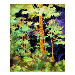 Abstract Trees Flowers Landscape Shower Curtain 60  X 72  (medium) 