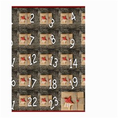 Advent Calendar Door Advent Pay Small Garden Flag (two Sides) by Nexatart