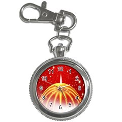 Advent Candle Star Christmas Key Chain Watches