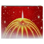 Advent Candle Star Christmas Cosmetic Bag (XXXL)  Back