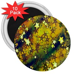 Advent Star Christmas 3  Magnets (10 Pack) 