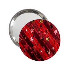 Advent Star Christmas Poinsettia 2 25  Handbag Mirrors