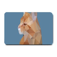 Animals Face Cat Small Doormat  by Alisyart