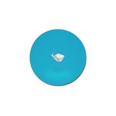 Animals Whale Blue Origami Water Sea Beach Golf Ball Marker