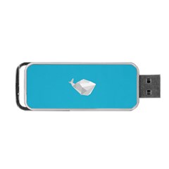 Animals Whale Blue Origami Water Sea Beach Portable Usb Flash (two Sides)