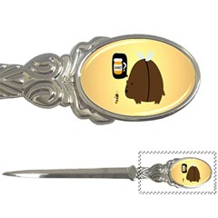 Bear Meet Bee Honey Animals Yellow Brown Letter Openers