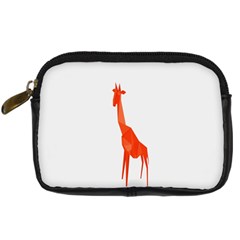 Animal Giraffe Orange Digital Camera Cases by Alisyart