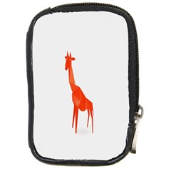 Animal Giraffe Orange Compact Camera Cases