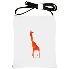 Animal Giraffe Orange Shoulder Sling Bags