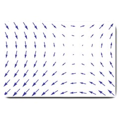 Arrows Blue Large Doormat 