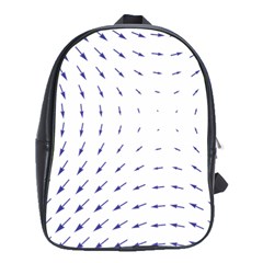 Arrows Blue School Bags(large) 