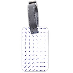 Arrows Blue Luggage Tags (two Sides)