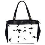 Bird Fly Black Office Handbags (2 Sides)  Front