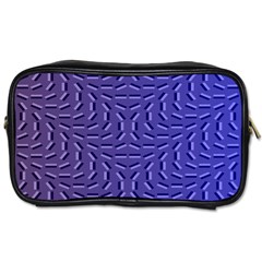 Calm Wave Blue Flag Toiletries Bags