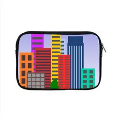 City Skyscraper Buildings Color Car Orange Yellow Blue Green Brown Apple Macbook Pro 15  Zipper Case by Alisyart